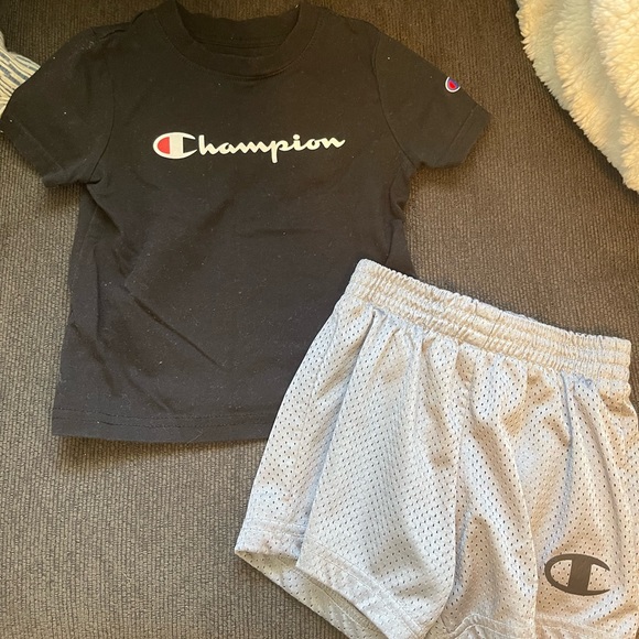 Champion Matching Sets 322 Baby Boy Champion Outfit Shorts Set